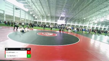 98 lbs Champ. Round 3 - Gibson Benham, Skyline vs Drake Johnson, Juab