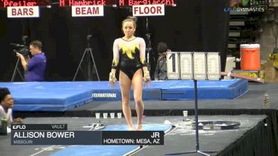 Allison Bower - Vault, Missouri - GymQuarters Invitational (NCAA)