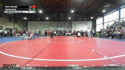 105 lbs Rr Rnd 5 - Cash Howard, Coweta Tiger Wrestling vs Tajuan Davis, Team Tulsa Wrestling Club
