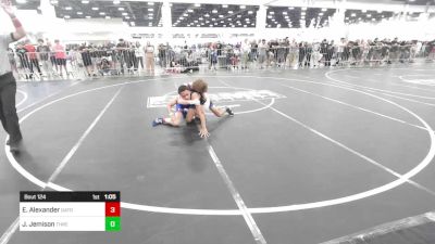 113 lbs Quarterfinal - Emmett Alexander, Gator Wrestling Club vs Jude Jemison, Threshold WC