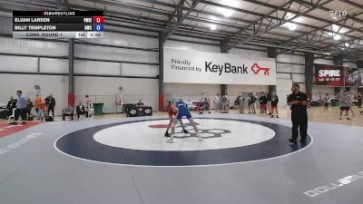 70 kg Cons. Round 1 - Elijah Larsen, Viking Wrestling Club (IA) vs Billy Templeton, Diplomat Wrestling Club