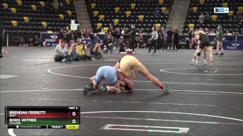 133 lbs Champ. Round 1 - Boris Witmer, Columbia vs Brendan Ferretti, Navy