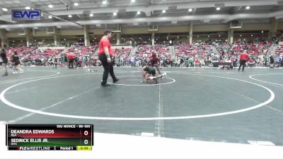 95-100 lbs Quarterfinal - Sedrick Ellis Jr., WTC vs Deandra Edwards, RSA