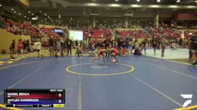 67 lbs Cons. Semi - Khylen Sanderson, KS vs Daniel Benca, AR