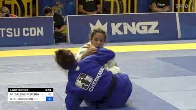 MAYSSA CALDAS PEREIRA BASTOS vs ROSE-MARIE EL SHAROUNI 2023 Pan Jiu Jitsu IBJJF Championship