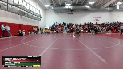 215 lbs Cons. Round 2 - Zach Lansford, Rocky Mountain vs Joshua Borja Garcia, Eaglecrest B