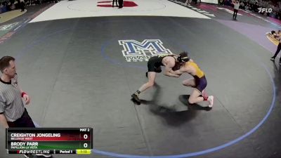 Champ. Round 1 - Creighton Jongeling, Bellevue West vs Brody Parr, Papillion-La Vista