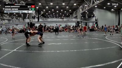100 lbs Placement (4 Team) - Jaxon Zapatocky, Mat Assassins Grey vs Ezekiel Kepner, Prestige Worldwide