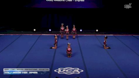 Totally Awesome Cheer - Empress [2026 L1 Tiny - Novice - Restrictions Exhibition] 2026 UCA & UDA All Star Nationals