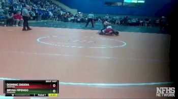 3 - 150 lbs Cons. Round 1 - Dominic Digioia, Grafton vs Bryan Mpengo, Fauquier