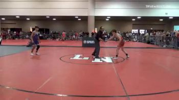 126 lbs Quarterfinal - Chad Strickland, Warrior Wrestling Club vs Frankie Florio, SWAT (Sheldon Wrestling Academy Training)