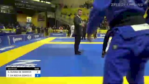 SILVIO DURAN DE BARROS SARAIV vs THIAGO DA ROCHA GOMES CALI 2022 Master IBJJF Jiu-Jitsu Championship