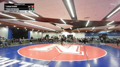 53 lbs Quarterfinal - Logan Evans, Lionheart Wrestling Club vs Titan Petersen, Shootbox Rigby