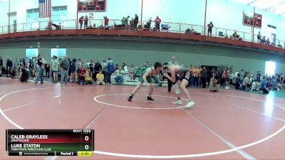 165 lbs Cons. Round 3 - Caleb Grayless, Unattached vs Luke Staton, Yorktown Wrestling Club