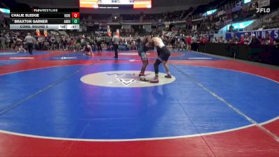 7A 165 lbs Cons. Round 2 - Braxton Garner, Auburn vs Chalie Sledge, Huntsville