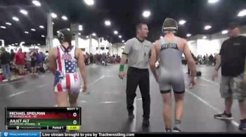 160 lbs Round 3 (8 Team) - Michael Spielman, PA Alliance Blue vs Juliet Alt, U2 Upstate Uprising