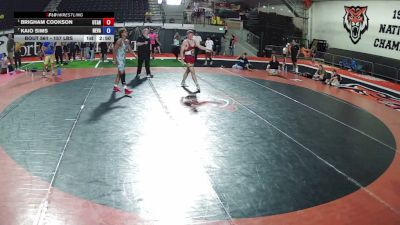 157 lbs 1st Place Match - Brigham Cookson, Utah vs Kaio Sims, Nevada
