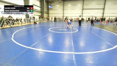 96 lbs Round 4 (1:30pm Friday) - Crew Musselman, PA USA vs Zavier Olver, Gotcha Blue