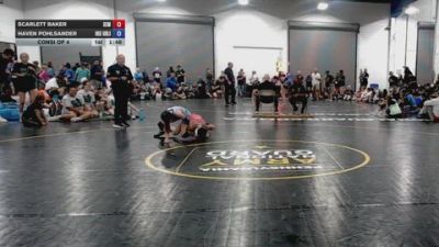 85 lbs Consi Of 4 - Scarlett Baker, Wyoming Seminary - GK12E vs Haven Pohlsander, Okie Girls - GK12E