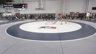125 lbs Champ. Rd Of 16 - Haley Ramos, Toss Em Up vs Kaydie Epley, Mooresville Wrestling Club
