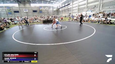 152 lbs Quarters & 1st Wb (16 Team) - Kyler Walters, Minnesota Blue vs Dane Renivk, Arkansas