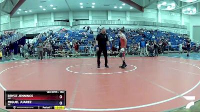 138 lbs Cons. Round 2 - Bryce Jennings, OH vs Miguel Juarez, WI