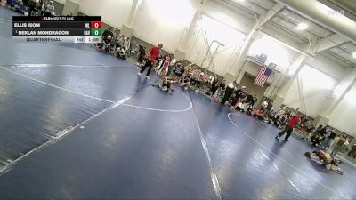 57 lbs Quarterfinal - Deklan Mondragon, Ravage vs Ellis Isom, Hook Em W.C