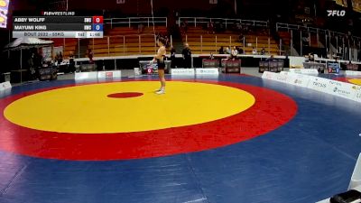 55kg Round 1 - Abby Wolff, Saskatoon Wrestling Club vs Mayumi King, Hamilton Wrestling Club