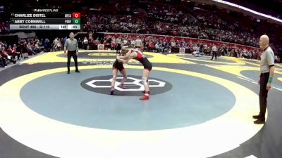 G-110 lbs 7th Place Match - Abby Cornwell, G-Perry vs Charlize Distel, G-Arcadia