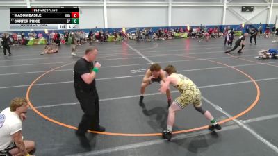 144 lbs Quarterfinal - Carter Price, Unattached vs Mason Basile, Unattached