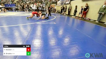 67 lbs Rr Rnd 1 - Taylen Walden, Elgin Wrestling vs Brett Brooks, Shelton Wrestling Academy