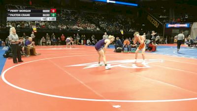 120 Class 2 lbs Champ. Round 1 - Paxton Crane, Hallsville vs Perry Morgan, Oak Grove