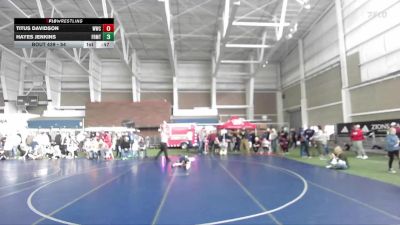 54 lbs Cons. Round 5 - Hayes Jenkins, Preston Warriors vs Titus Davidson, Wasatch Wrestling Club