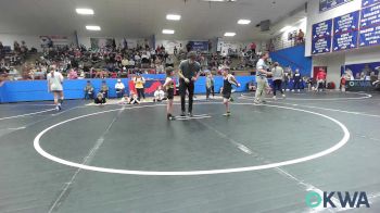 60-66 lbs Rr Rnd 3 - Rhett Brown, Tecumseh Youth Wrestling vs Tre Hartfield 4, OKC Saints Wrestling