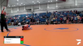 109 lbs Cons. Round 3 - Nathanael Bueter, St. Xavier vs Alekh Marion, Kalamazoo Central