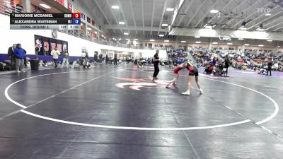 117 lbs Cons. Round 5 - Marjorie McDaniel, Colorado Mesa University vs Alexandra Waitsman, William Jewell College