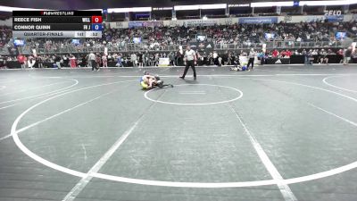 78 lbs Quarterfinal - Reece Fish, Well Trained vs Connor Quinn, FH Jr Vikings Wrestling Club