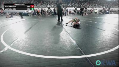 58 lbs Quarterfinal - Sutton Stites, Raw Wrestling Club vs Maxwell Roy, Standfast