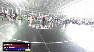 106 lbs Round 1 - River Cote, MT vs Jadyn Graham, WY