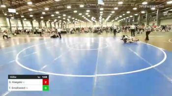 132 lbs Round Of 128 - Gavin Haegele, NJ vs Trey Smallwood, GA