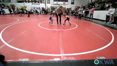 43 lbs Round Of 16 - Jack Crain, Skiatook Youth Wrestling 2022-23 vs Nashton Whitekiller, Seneca