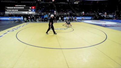 185 lbs 1st Place Match - Teagan McGuinness, Union Endicott vs Kyah Nelson, Tioga