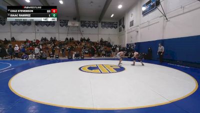 136 lbs Cons. Round 5 - Isaac Ramirez, Independence (Bakersfield) vs Cole Stevenson, Gunn