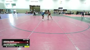 190 lbs Quarterfinal - Jayauna Ennis, Conroe Woodlands College Park vs Aaliyah Grammer, Lafayette (Wildwood)