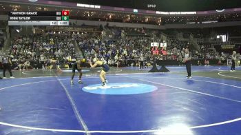 141 lbs Quarterfinal - Khyvon Grace, West Liberty vs Josh Taylor, Central Okla.