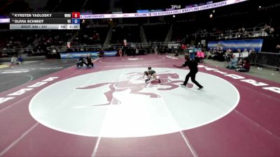 107 lbs 3rd Place Match - Kyrsten Yadlosky, Windsor vs Olivia Schmidt, Valley Central