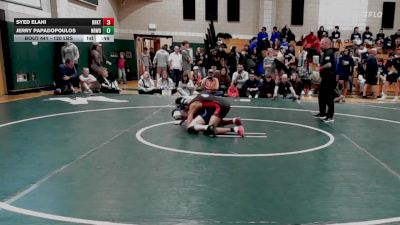 120 lbs Consi Of 8 #1 - Syed Elahi, Brockton vs Jerry Papadopoulos, Norwood