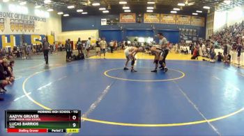 120 lbs Champ. Round 2 - Mario DiBella, NFWA vs Dylan Lunsford, Black Hive Wrestling Club