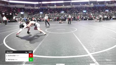 180 lbs Quarterfinal - Joshua Schindler, Pattonville Pirates vs Tatum Adriano, RHYNO ACADEMY Of WRESTLING