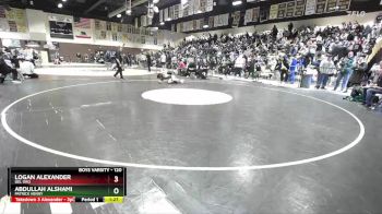 120 lbs Champ. Round 1 - Logan Alexander, Del Oro vs Abdullah Alshami, Patrick Henry